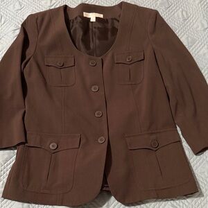 New York & Company Chocolate Brown Blazer